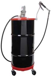 LINCOLN Air-Operated Drum Pump: 40:1, 5 cu in/min, Grease Lubrication, Aluminum 4417