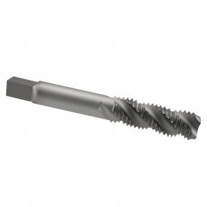 VALUE COLLECTION Spiral Flute Tap: 3/8-16, UNC, 3 Flute, Bottoming Chamfer, 3B Class of Fit, High-Speed Steel, Bright/Uncoated Finish MSC-04619425