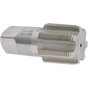VALUE COLLECTION Standard Pipe Tap: 1-1/2 - 11-1/2, NPT, 7 Flutes, High Speed Steel, Bright/Uncoated MSC-04662110