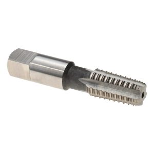 VALUE COLLECTION 1/8-27 NPT, 5 Flutes, Bright Finish, High Speed Steel, Interrupted Thread Pipe Tap MSC-04663027