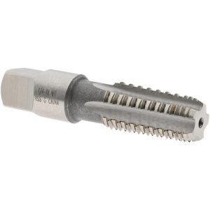 VALUE COLLECTION 1/4-18 NPT, 5 Flutes, Bright Finish, High Speed Steel, Interrupted Thread Pipe Tap MSC-04663035