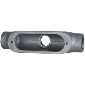 COOPER CROUSE-HINDS Form 5, TB Body, 3/4" Trade, Rigid Malleable Iron Conduit Body TB75M