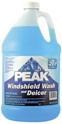 PEAK Windshield Washer Fluid: 1.00 gal, Bottle PWN0G3