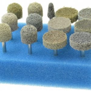 GRIER ABRASIVES 13 Piece Aluminum Oxide Silicon Carbide Unitized Abrasive Point Set KIT-G/B-13-S