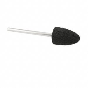 GRIER ABRASIVES Mounted Point: 3/4" Thick, 1/8" Shank Dia, B52, Fine B52-S6-17260