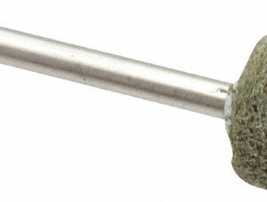 GRIER ABRASIVES Mounted Point: 1/2" Thick, 1/8" Shank Dia, B90, Fine B90-N2-17557