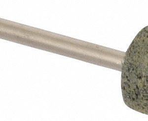 GRIER ABRASIVES Mounted Point: 1/2" Thick, 1/8" Shank Dia, B90, Fine B90-S6-17574