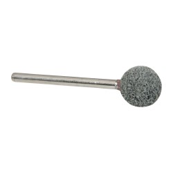 GRIER ABRASIVES Mounted Point: 1/2" Thick, 1/8" Shank Dia, B121, Fine B121-S5-17256