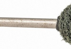 GRIER ABRASIVES Mounted Point: 1/2" Thick, 1/8" Shank Dia, B121, Fine B121-S6-17258