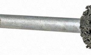 GRIER ABRASIVES Mounted Point: 1/4" Thick, 1/8" Shank Dia, W174, Fine W174-S6-17575