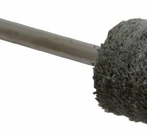 GRIER ABRASIVES Mounted Point: 1/2" Thick, 1/8" Shank Dia, W185, Fine W185-N2-17226