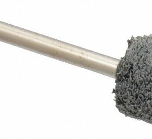 GRIER ABRASIVES Mounted Point: 1/2" Thick, 1/8" Shank Dia, W185, Fine W185-S6-17254