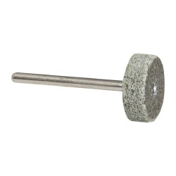GRIER ABRASIVES Mounted Point: 1/4" Thick, 1/8" Shank Dia, W201, Fine W201-N2-17560