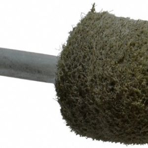 GRIER ABRASIVES Mounted Point: 1" Thick, 1/4" Shank Dia, A21, Fine A21-N2-17550