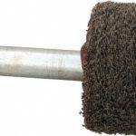 GRIER ABRASIVES Mounted Point: 1" Thick, 1/4" Shank Dia, A21, Fine A21-S5-17553