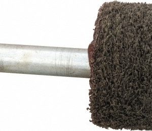 GRIER ABRASIVES Mounted Point: 1" Thick, 1/4" Shank Dia, A21, Fine A21-S5-17553
