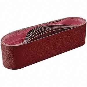 3M Abrasive Belt: 1/2" Wide, 24" Long, Aluminum Oxide 7010366189