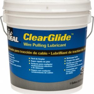 IDEAL 1 Gallon Pail, Clear Wire Pulling Lubricant Gel 31-381