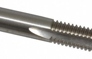 VALUE COLLECTION Spiral Point Tap: 3/8-16 UNC, 3 Flutes, Plug Chamfer, HSS, Bright/Uncoated Coated JY4762167