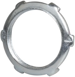 COOPER CROUSE-HINDS Conduit Locknut: For Rigid & Intermediate (IMC), Steel, 1" Trade Size 13X