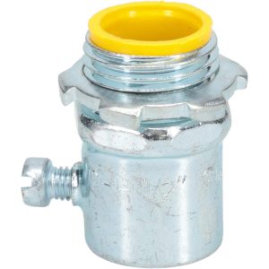 COOPER CROUSE-HINDS Conduit Connector: For EMT, Steel, 1/2" Trade Size 1450