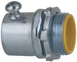 COOPER CROUSE-HINDS Conduit Connector: For EMT, Steel, 3/4" Trade Size 1451