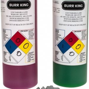 BURR KING Tri-Star Tumbling Media: Ceramic Carrier, Ceramic Abrasive SK200