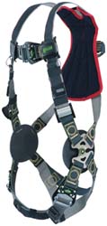 MILLER Fall Protection Harnesses: 400 lb, Arc Flash & Flame-Resistant Style, Size Large & X-Large RKNAR-QC/UBK