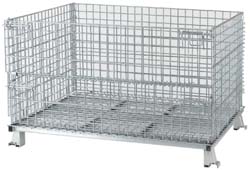 NASHVILLE WIRE Bulk Storage Container: Steel, Basket-Style Bulk Container C404830S4