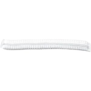 PRO-SAFE Pleated Cap: 21", Medium, White PC-PP-21W-100PK
