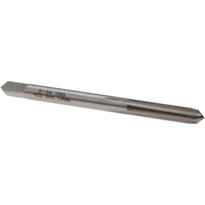 VALUE COLLECTION Straight Flute Tap: #8-64 UNS, 4 Flute, Plug Chamfer, High-Speed Steel, Bright/Uncoated Finish MSC-04837647