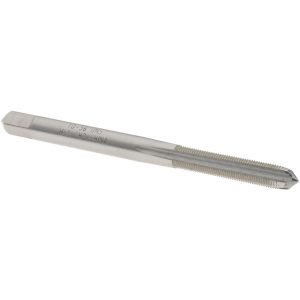 VALUE COLLECTION Straight Flute Tap: #10-56 UNS, 4 Flute, Plug Chamfer, 3B Class of Fit, High-Speed Steel, Bright/Uncoated Finish JY4838470