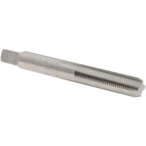 VALUE COLLECTION Straight Flute Tap: 5/16-28 UNS, 4 Flute, Bottoming Chamfer, 3B Class of Fit, High-Speed Steel, Bright/Uncoated Finish JY4841243
