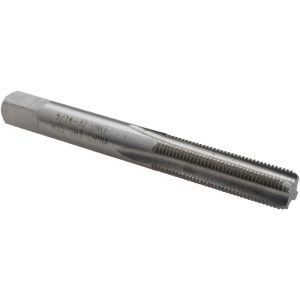 VALUE COLLECTION Straight Flute Tap: 5/16-32 UNEF, 4 Flute, Bottoming Chamfer, High-Speed Steel, Bright/Uncoated Finish JY4841334