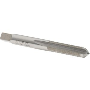 VALUE COLLECTION Straight Flute Tap: 5/16-48 UNS, 4 Flute, Plug Chamfer, 3B Class of Fit, High-Speed Steel, Bright/Uncoated Finish JY4841482