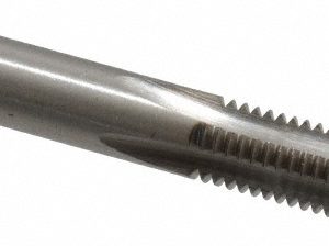 VALUE COLLECTION Straight Flute Tap: 3/8-18 UNS, 4 Flute, Plug Chamfer, 3B Class of Fit, High-Speed Steel, Bright/Uncoated Finish JY4842084