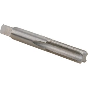 VALUE COLLECTION Straight Flute Tap: 3/8-40 UNS, 4 Flute, Bottoming Chamfer, High-Speed Steel, Bright/Uncoated Finish JY4842415