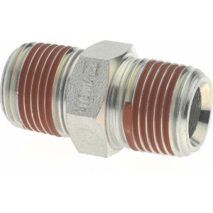 ENERPAC Hydraulic Hose Hex Nipple: 3/8", 10,000 psi FZ1617