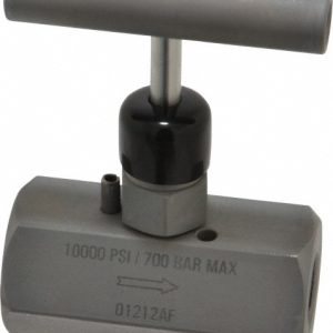 ENERPAC Hydraulic Control Needle Valve: 3/8-18 Inlet, 10,000 Max psi V82