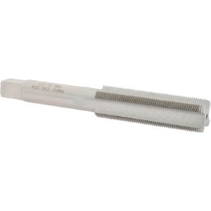 VALUE COLLECTION Straight Flute Tap: 1/2-32 UNS, 4 Flute, Bottoming Chamfer, High-Speed Steel, Bright/Uncoated Finish JY4844338