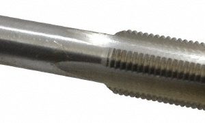 VALUE COLLECTION Straight Flute Tap: 9/16-20 UNS, 4 Flute, Plug Chamfer, 3B Class of Fit, High-Speed Steel, Bright/Uncoated Finish JY4845194