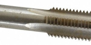 VALUE COLLECTION Straight Flute Tap: 5/8-14 UNS, 4 Flute, Plug Chamfer, 3B Class of Fit, High-Speed Steel, Bright/Uncoated Finish JY4846077