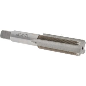 VALUE COLLECTION Straight Flute Tap: 5/8-32 UNS, 4 Flute, Plug Chamfer, 3B Class of Fit, High-Speed Steel, Bright/Uncoated Finish JY4846325