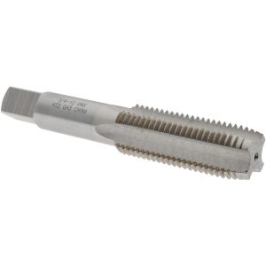 VALUE COLLECTION Straight Flute Tap: 3/4-12 UNS, 4 Flute, Plug Chamfer, 3B Class of Fit, High-Speed Steel, Bright/Uncoated Finish JY4847075