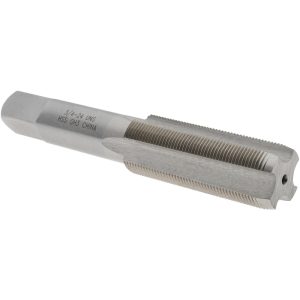 VALUE COLLECTION Straight Flute Tap: 3/4-24 UNS, 4 Flute, Plug Chamfer, 3B Class of Fit, High-Speed Steel, Bright/Uncoated Finish JY4847208