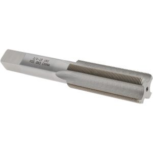 VALUE COLLECTION Straight Flute Tap: 3/4-28 UNS, 4 Flute, Bottoming Chamfer, 3B Class of Fit, High-Speed Steel, Bright/Uncoated Finish JY4847273