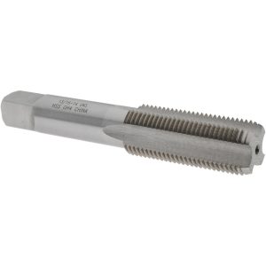 VALUE COLLECTION Straight Flute Tap: 13/16-14 UNS, 4 Flute, Bottoming Chamfer, 3B Class of Fit, High-Speed Steel, Bright/Uncoated Finish JY4847778
