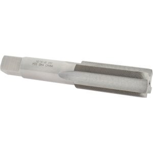 VALUE COLLECTION Straight Flute Tap: 13/16-32 UNS, 4 Flute, Plug Chamfer, 3B Class of Fit, High-Speed Steel, Bright/Uncoated Finish JY4847976