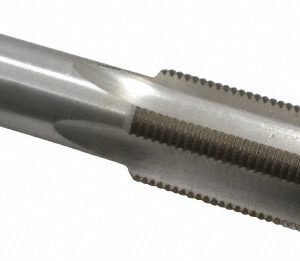 VALUE COLLECTION Straight Flute Tap: 7/8-16 UNS, 4 Flute, Bottoming Chamfer, 3B Class of Fit, High-Speed Steel, Bright/Uncoated Finish JY4848107