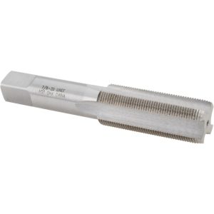 VALUE COLLECTION Straight Flute Tap: 7/8-20 UNEF, 4 Flute, Plug Chamfer, 3B Class of Fit, High-Speed Steel, Bright/Uncoated Finish JY4848198